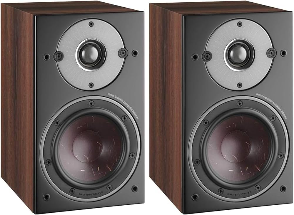 Amazon.com: DALI Oberon 1 Bookshelf Speakers - Dark Walnut (Pair