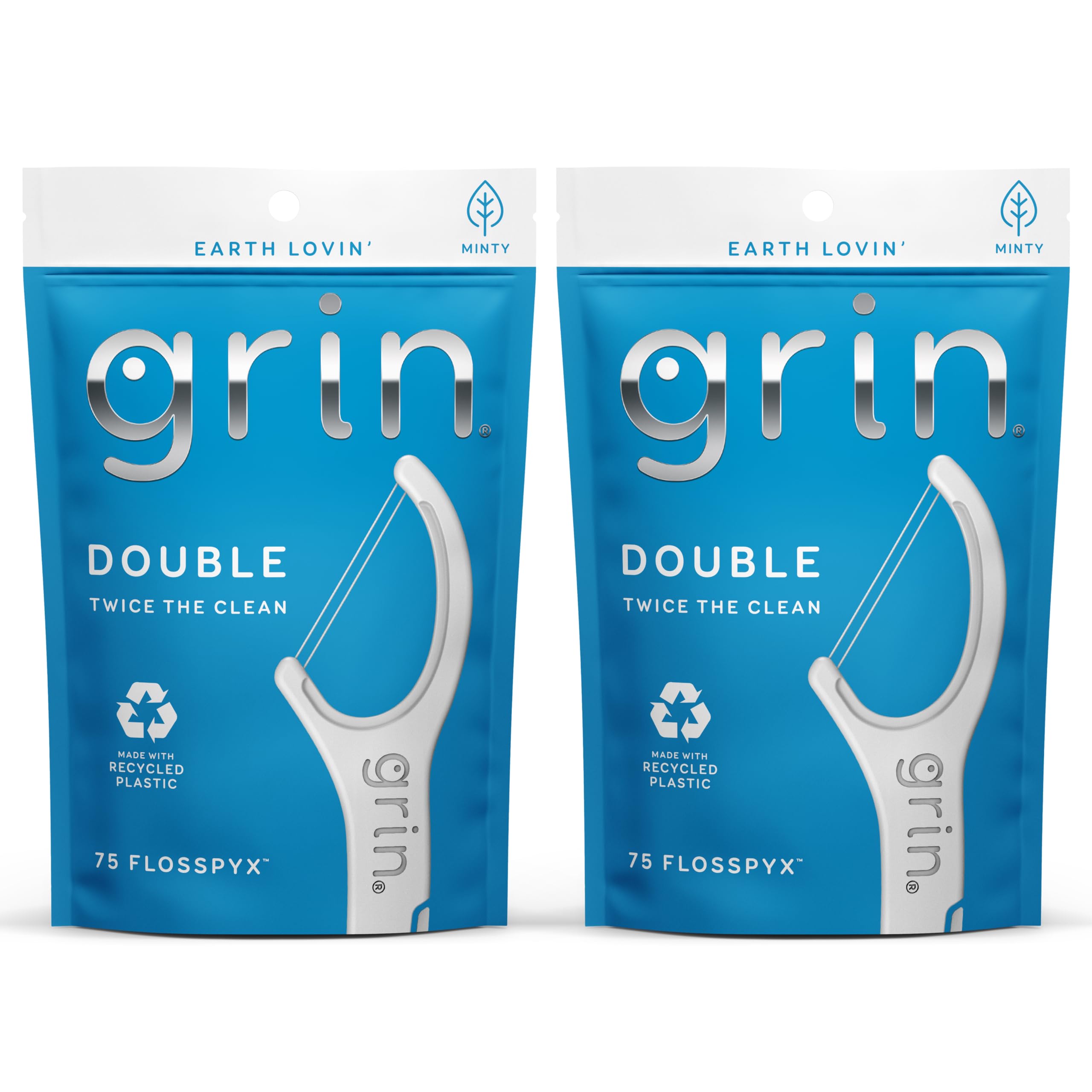 Amazon.com : Grin Dental Floss, Minty, 75 Count, Floss Picks