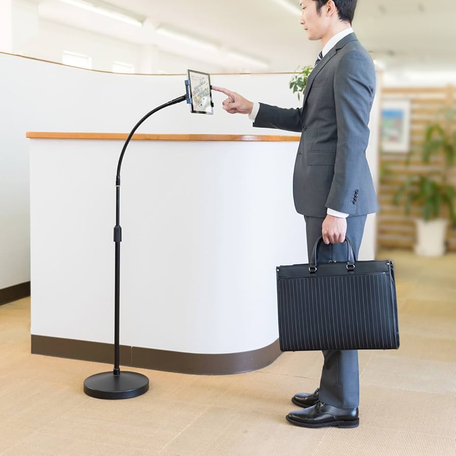 Amazon.co.jp: サンワダイレクト iPad タブレット フロアスタンド 高さ