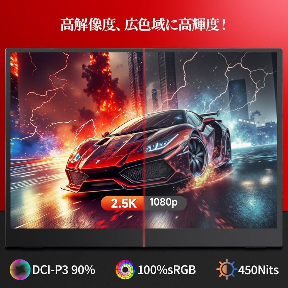 Amazon.co.jp: kksmart NK-142 Mobile Monitor, 14.2 Inches, 2K (2520