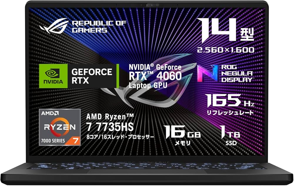 Amazon.co.jp: ASUS ゲーミングノートPC ROG Zephyrus G14 GA402NV 14