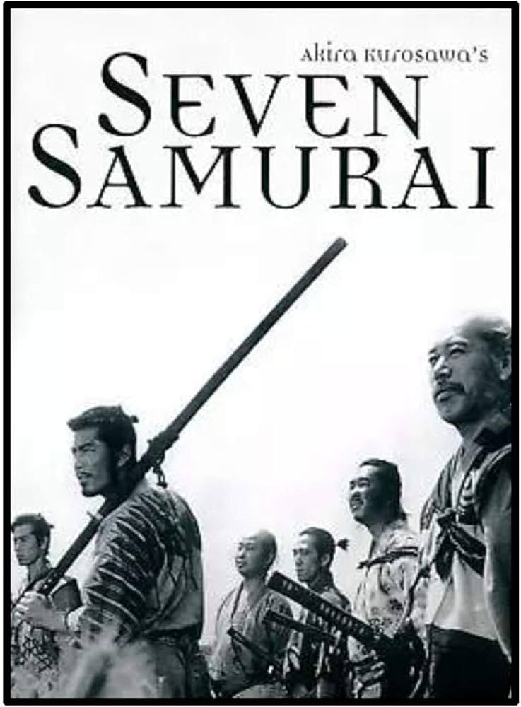 Amazon｜Swarouskll 七人の侍映画ポスター画像背景壁の装飾家の居間の