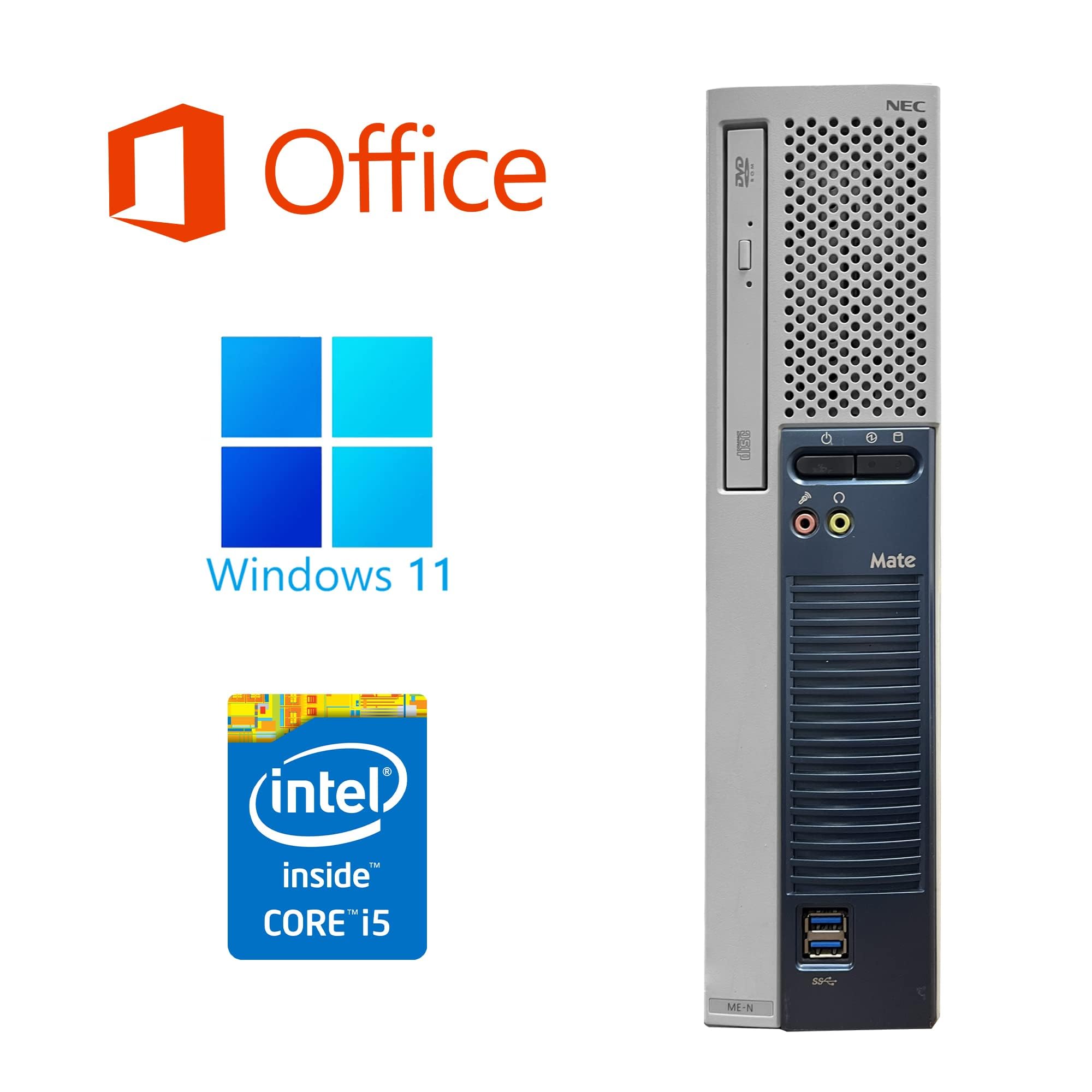 Amazon.co.jp: 【整備済み品】NEC デスクトップPC ME-N/Win 11 Pro/MS