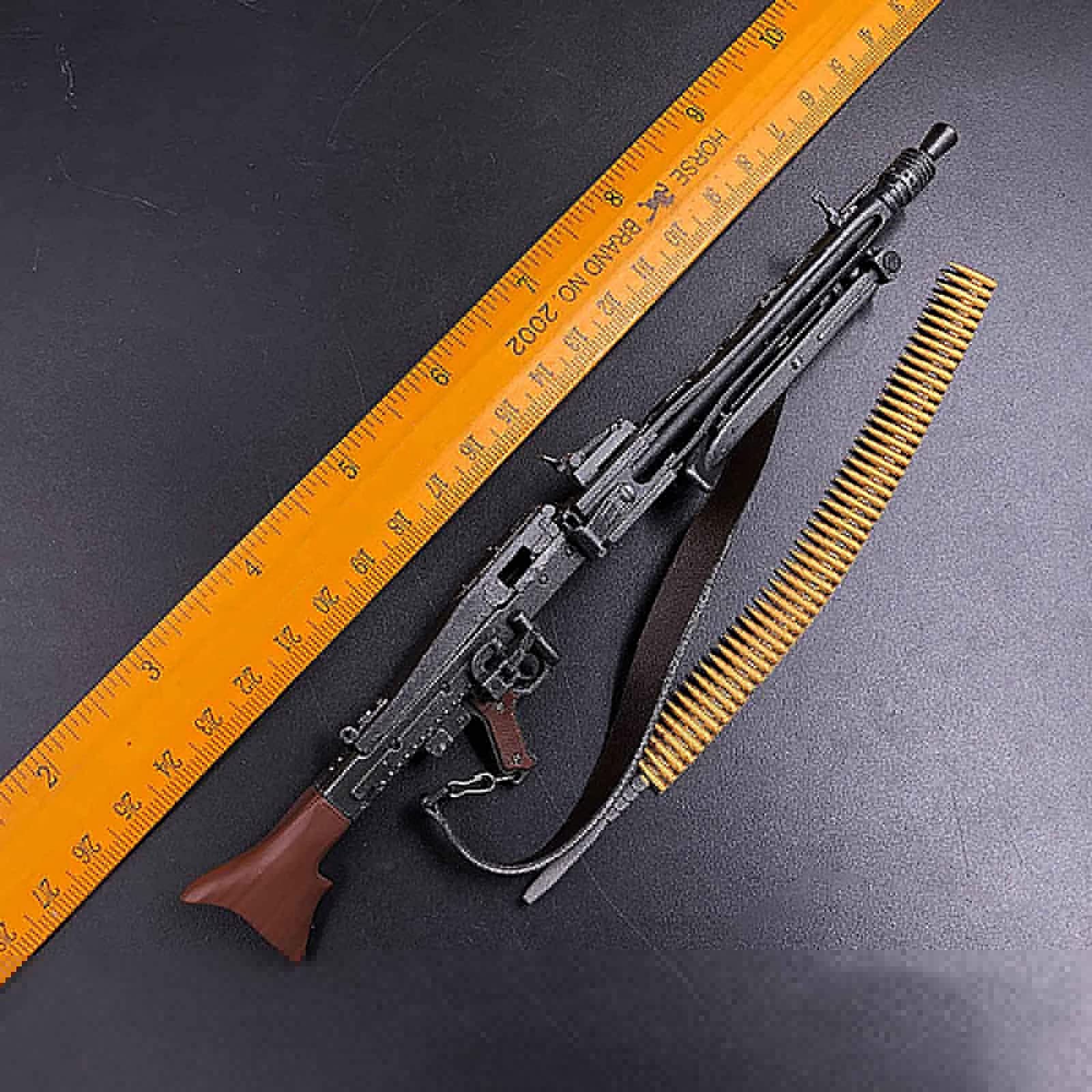 Amazon.co.jp: 1/6スケール第二次世界大戦ドイツMG42機関銃 ミニチュア