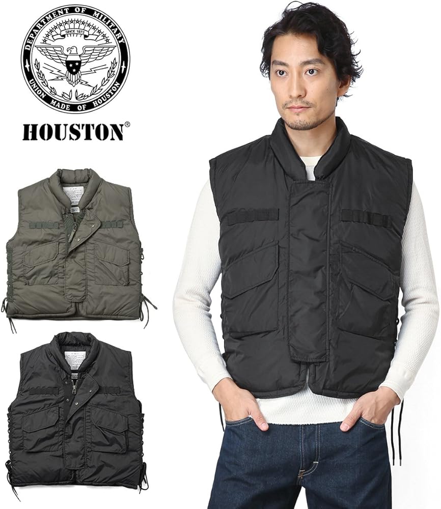 Amazon.co.jp: [ヒューストン] 50397 BODY ARMOR ベスト(L OLIVE DRAB