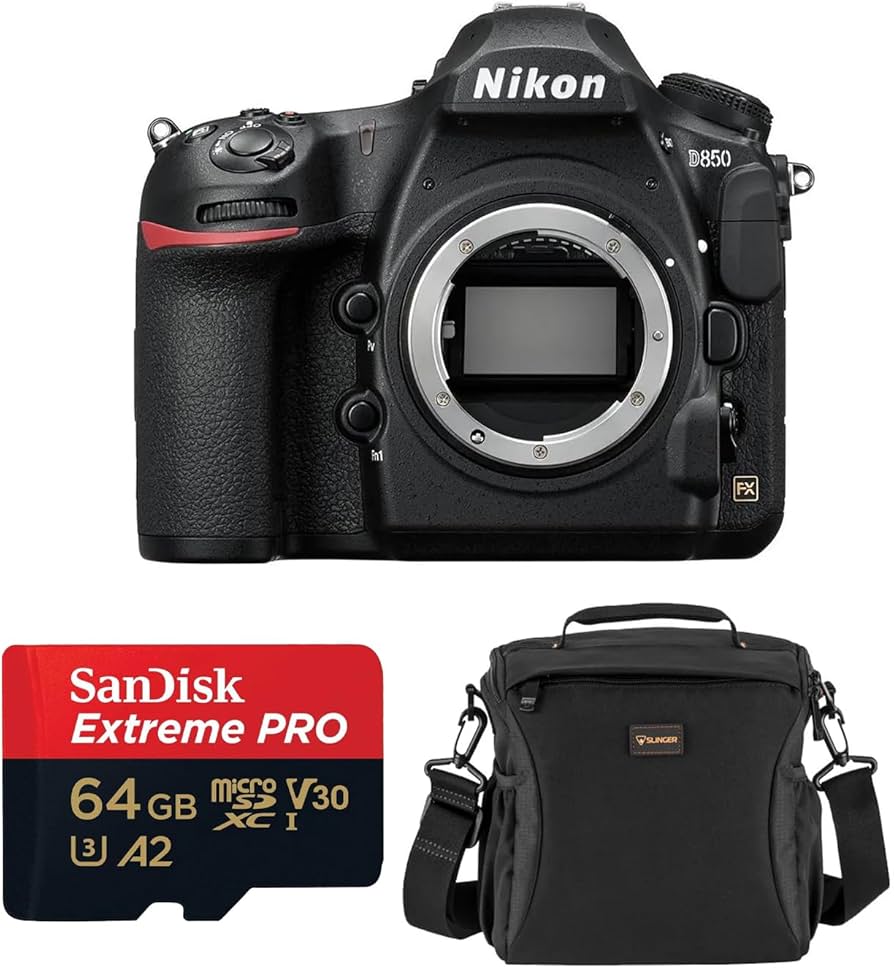 Amazon.com: Nikon D850 DSLR Camera, Bundle with 64GB Memory Card