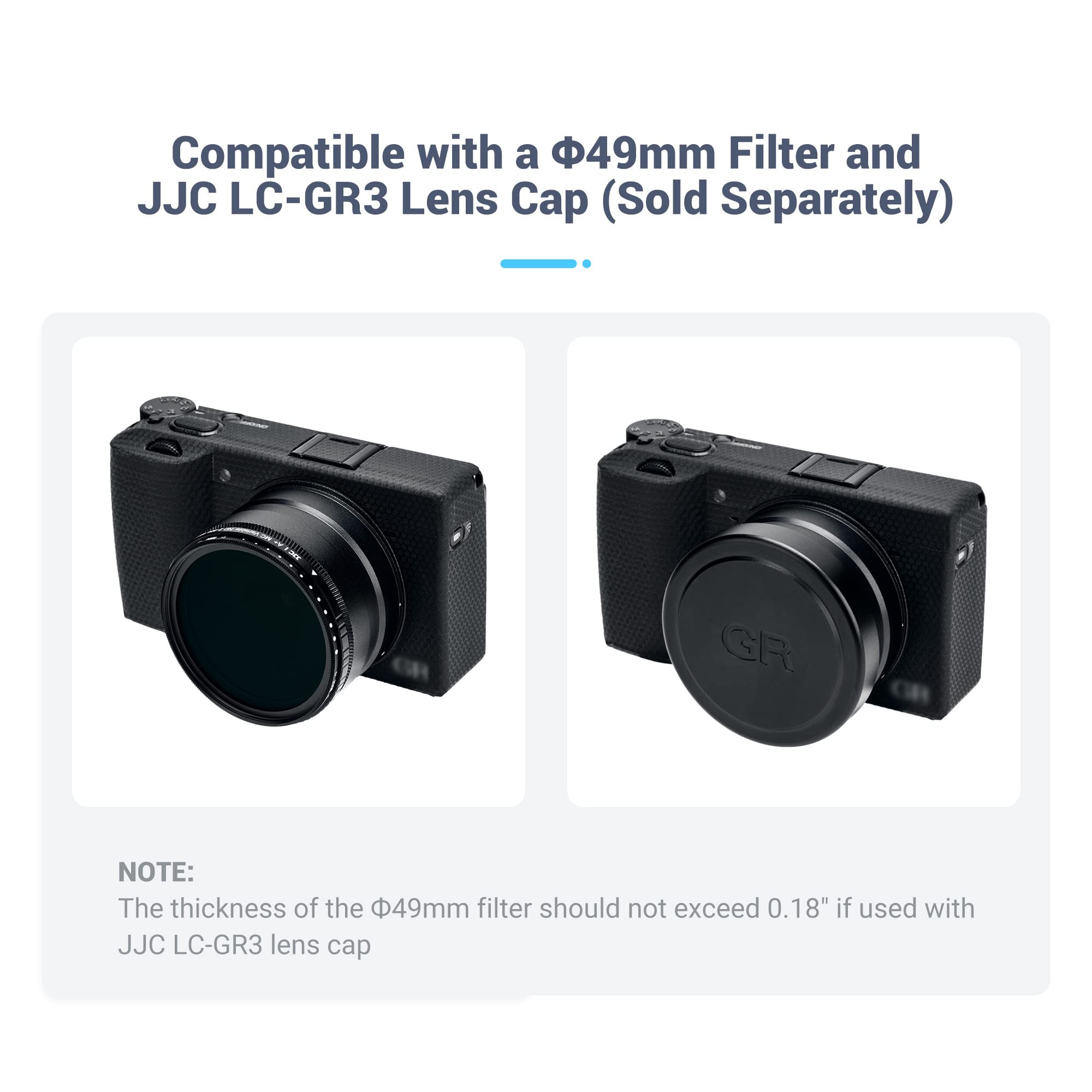 Amazon | JJC AR-GR3X レンズフィルターアダプター リコー GR IIIx GR