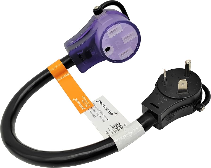 Amazon.com: Parkworld 885378 EV Adapter Cord NEMA TT-30P to 14-50R