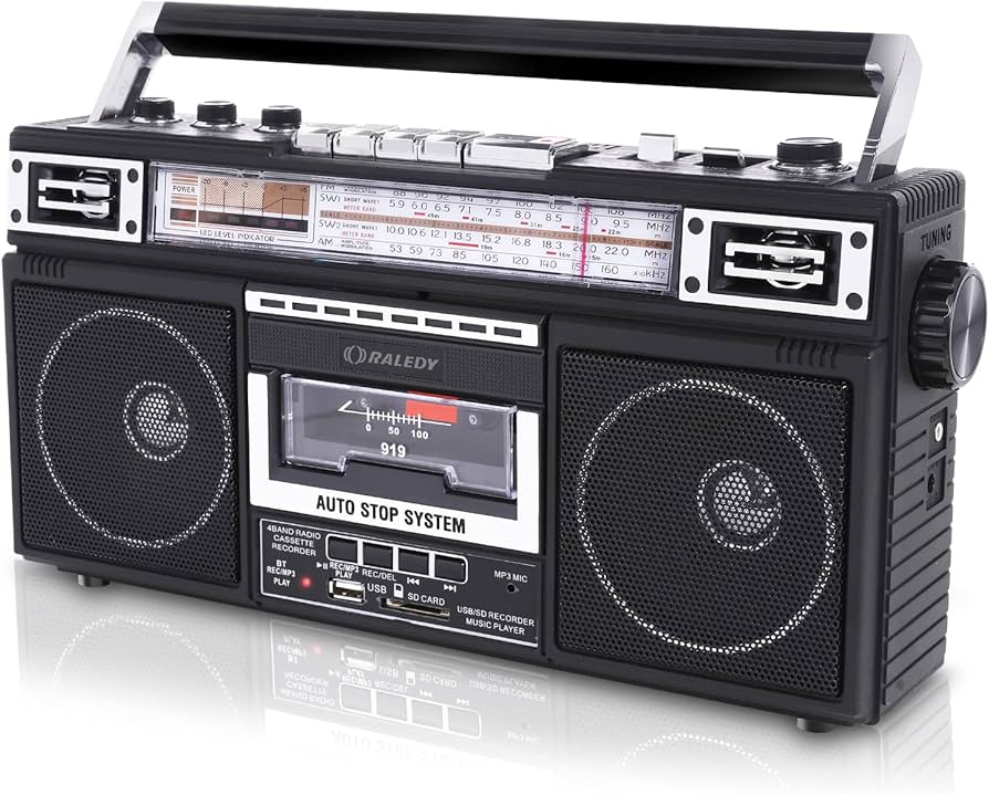 Amazon.co.jp: ポータブルラジカセ 録音 ラジカセ コンパクト