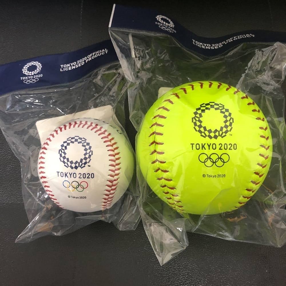 Amazon | 東京オリンピック 記念ボール 2個セット 野球 ソフトボール