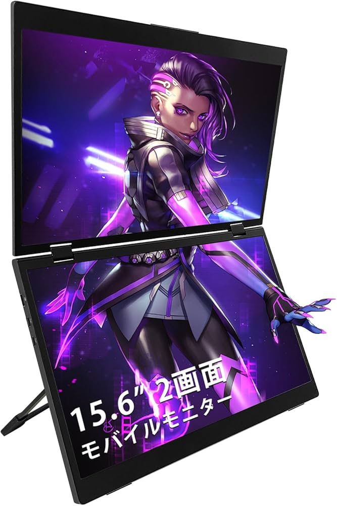 Amazon.co.jp: デュアル モバイルモニター,15.6インチ 2画面
