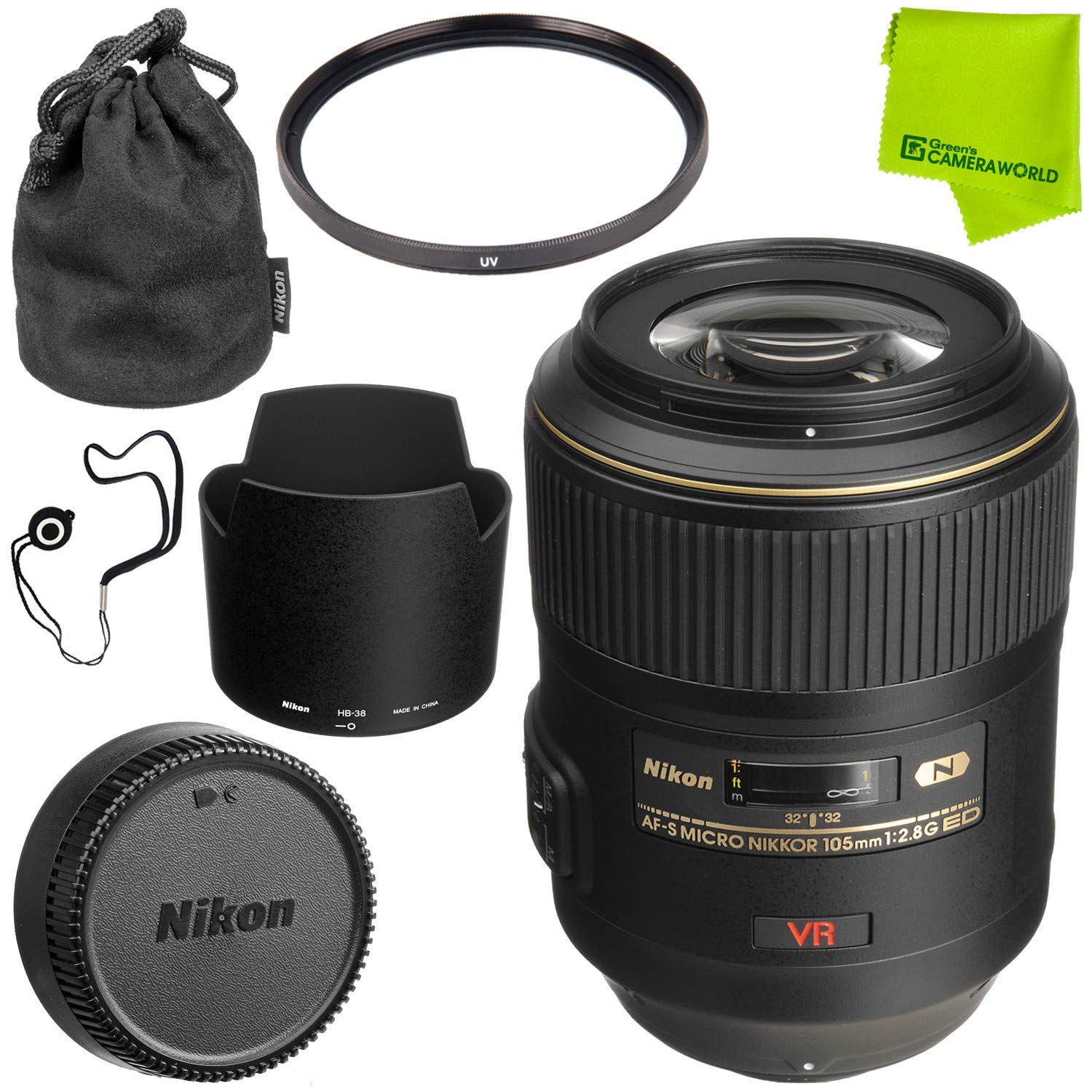 Amazon.com: Nikon AF-S VR Micro-NIKKOR 105mm f/2.8G IF-ED Lens