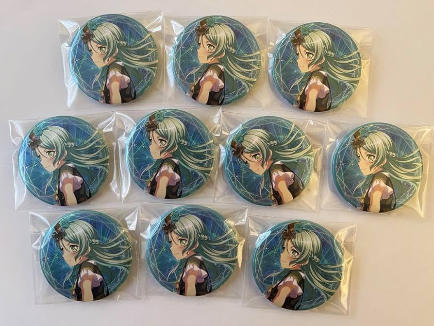 バンドリ ガルパ 氷川紗夜 4.5 缶バッジ ×38 バンドリ ガルパ 氷川紗夜