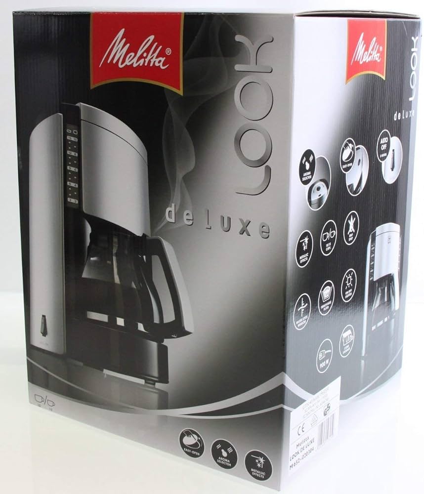 Amazon | Melitta ルック デラックスII ブラック 【2~10杯用・1×4の