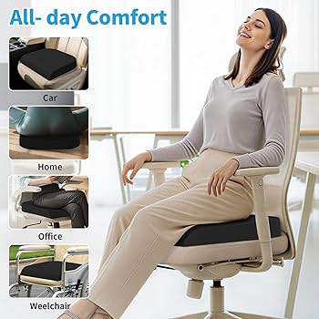 Amazon.com: TranquilRelax Large Seat Cushion, Memory Foam Cushion