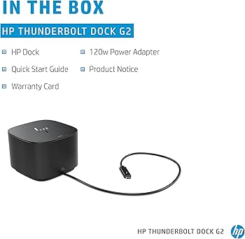 HP Thunderbolt Dock 120W G2 (2UK37AA#ABA) Docking Station Port