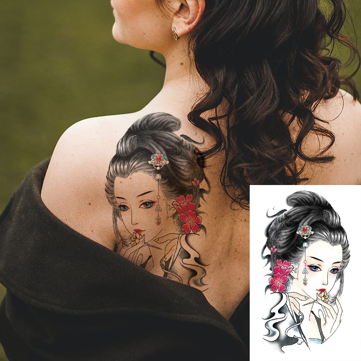 Amazon.com : Oottati 6 Sheets Arm Fake Waterproof Body Art