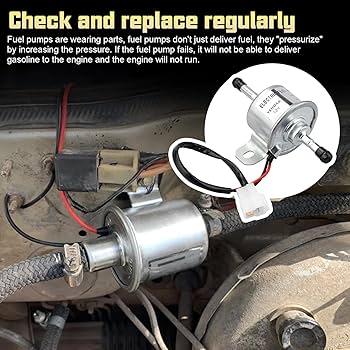 12V Electric Fuel Feed Pump 129612-52100 Replacement for Yanmar