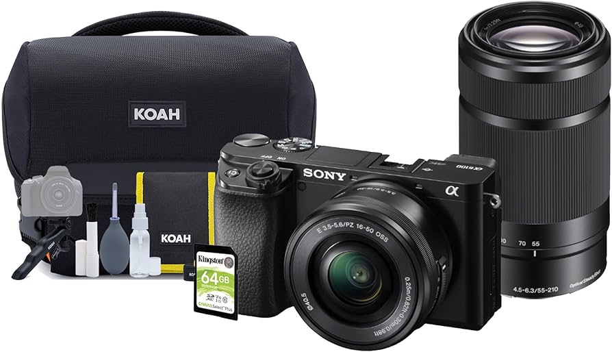 Amazon.com : Sony Alpha a6100 APS-C Mirrorless Camera with 16-50mm