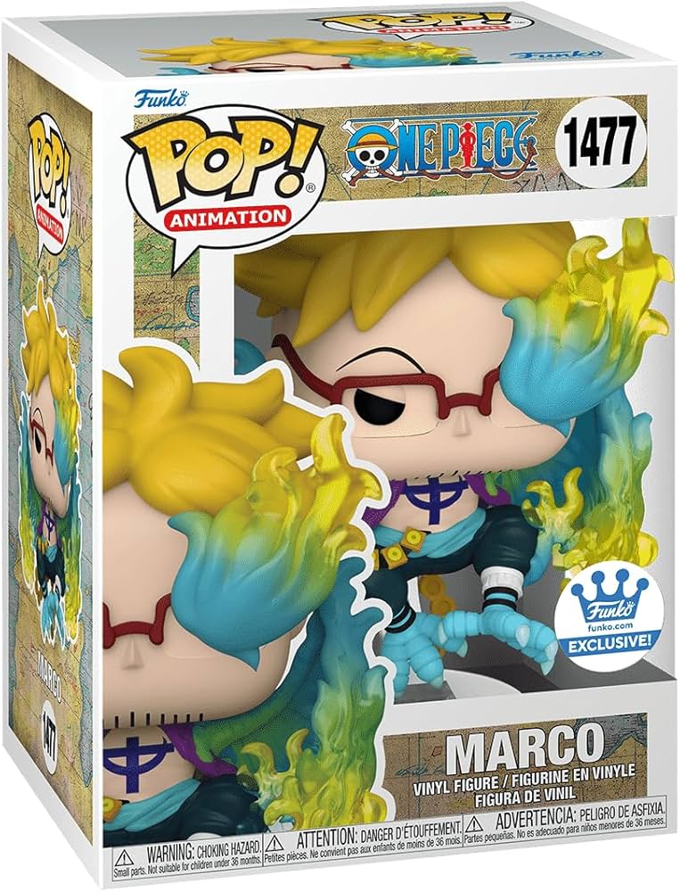 Amazon | Funko POP!アニメーション: ワンピース - マルコショップ限定
