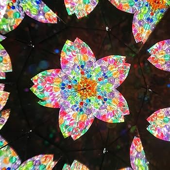 Amazon | ステンドグラスの万華鏡 オイルチャンバータイプ | 万華鏡