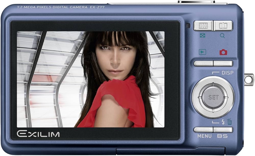 Amazon | CASIO デジタルカメラ EXILIM (エクシリム) ZOOM ブルー EX