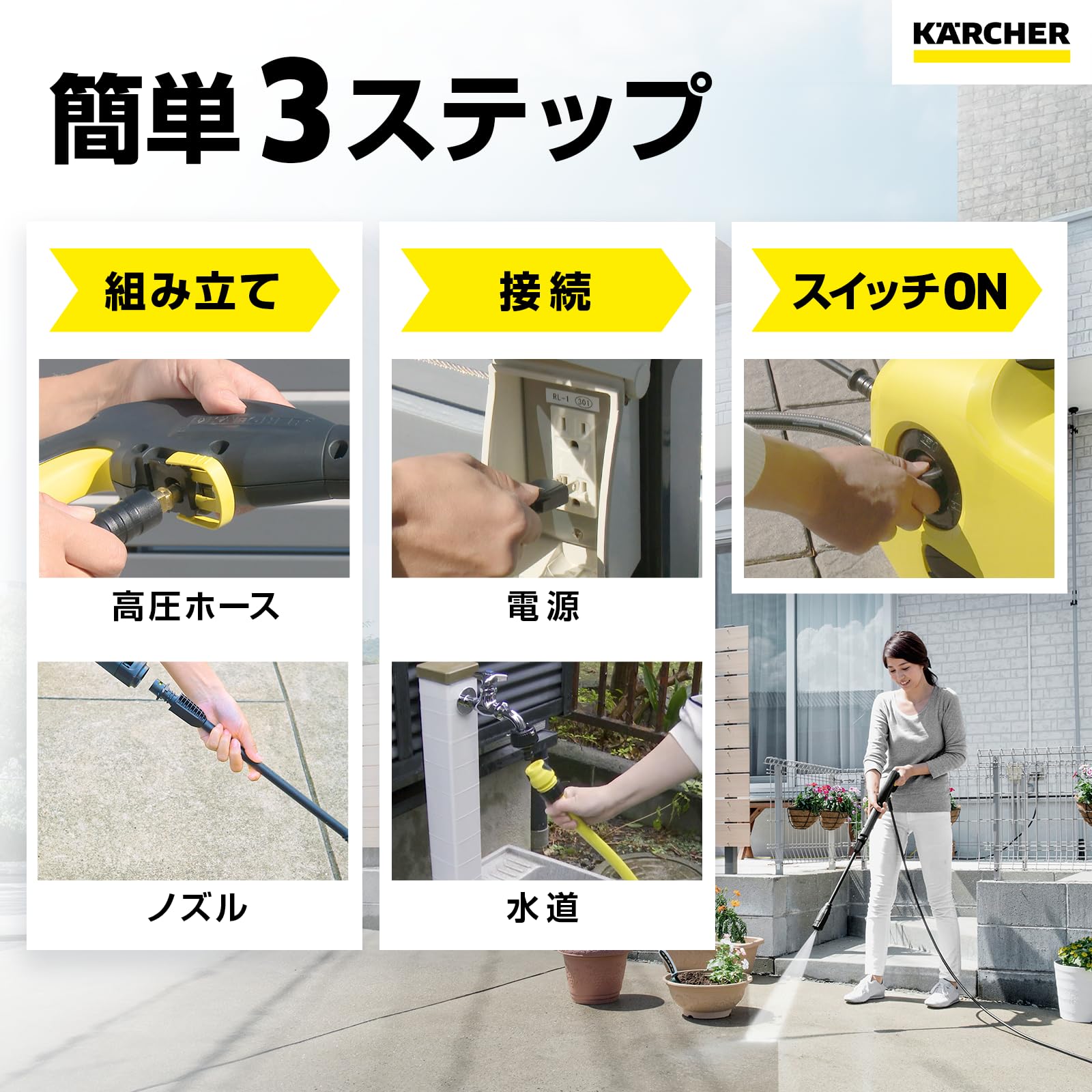 Amazon.co.jp: ケルヒャー(Karcher) K 2 サイレント 1.600-920.0 : DIY