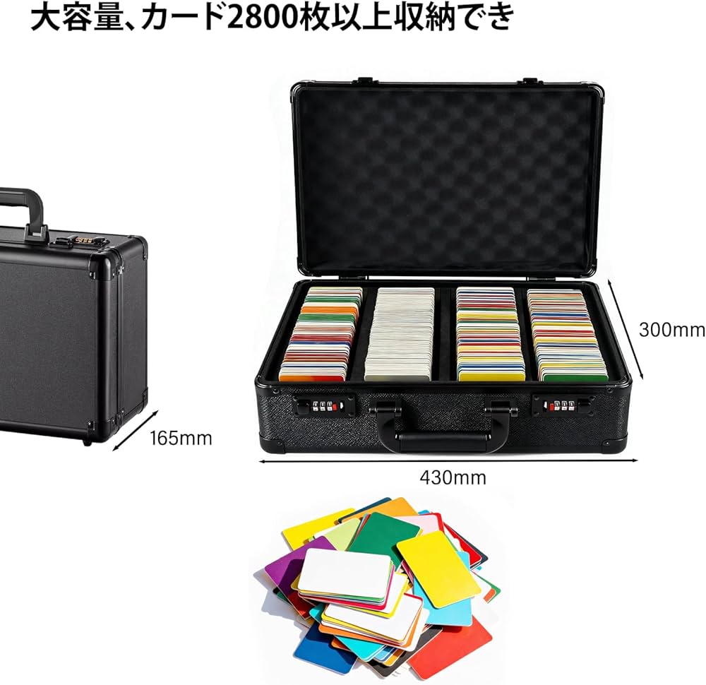 Amazon.co.jp: YASICA アタッシュケース アルミツールケース トレカ