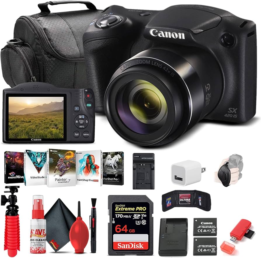 Amazon.com : Canon PowerShot SX420 is Digital Camera (Black