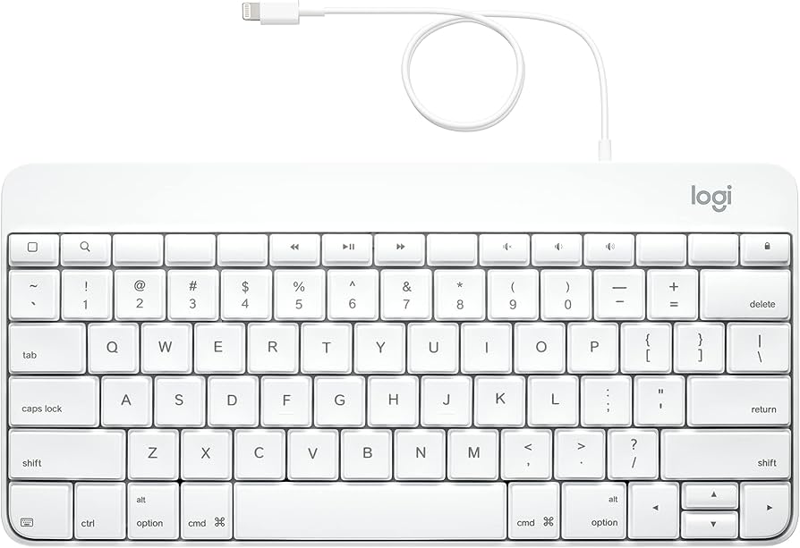 Amazon.com: Logitech Wired Keyboard for iPad with Lightning