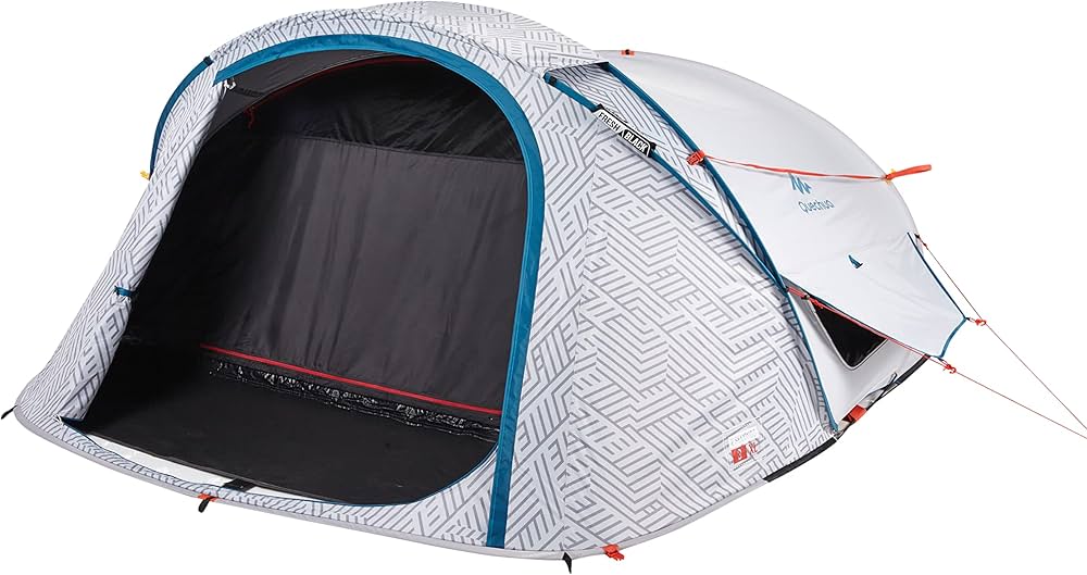 Amazon | Quechua(ケシュア) 2 SECONDS XL FRESH&BLACK 3人用 ホワイト