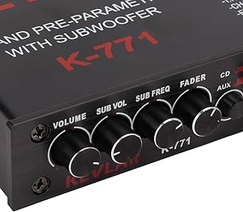 Amazon.co.jp: 7バンドグラフィックEQ、ステレオシステム用のカー