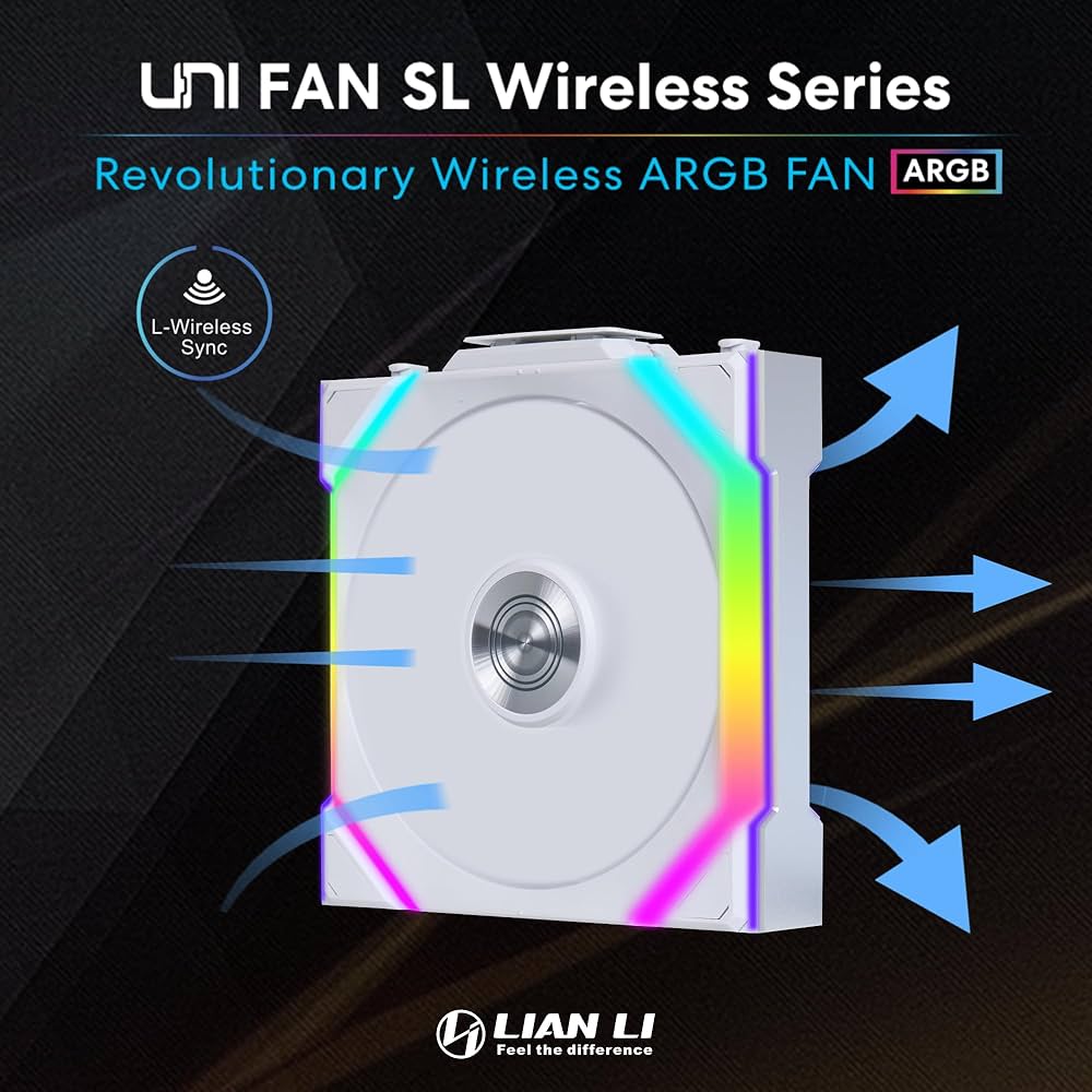 Amazon.com: Lian Li UNI Fan SL Wireless 120mm ARGB Fan - Triple