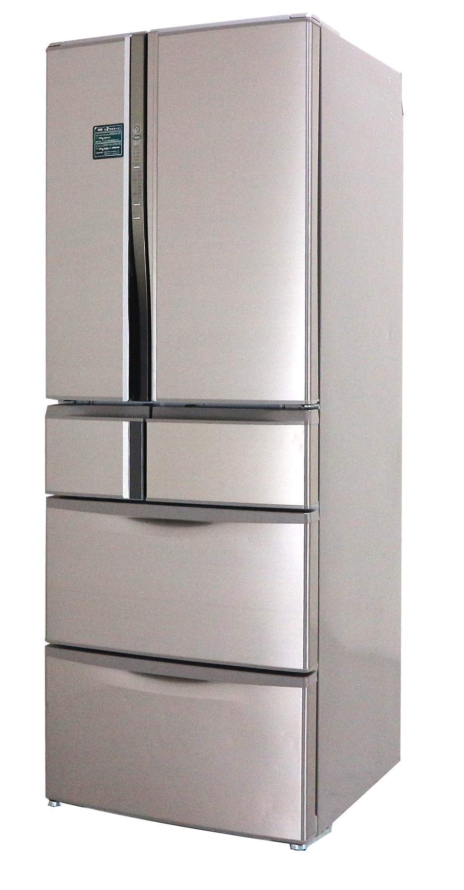 Amazon.co.jp: 三菱冷蔵庫 ロゼシャンパン 観音開き 520L MR-RX52T-N