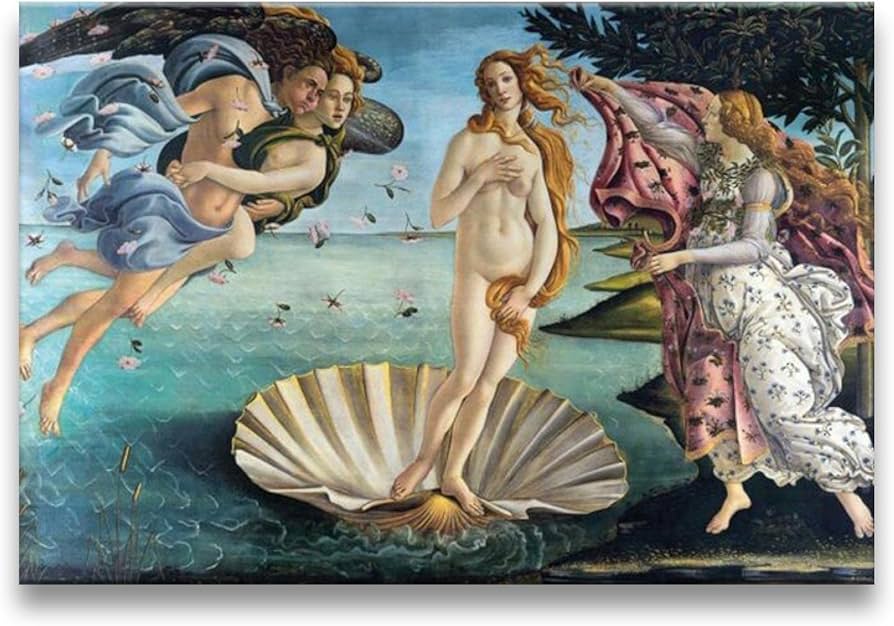 Amazon.co.jp: ヴィーナスの誕生 ルネサンス 有名な絵画 キャンバス
