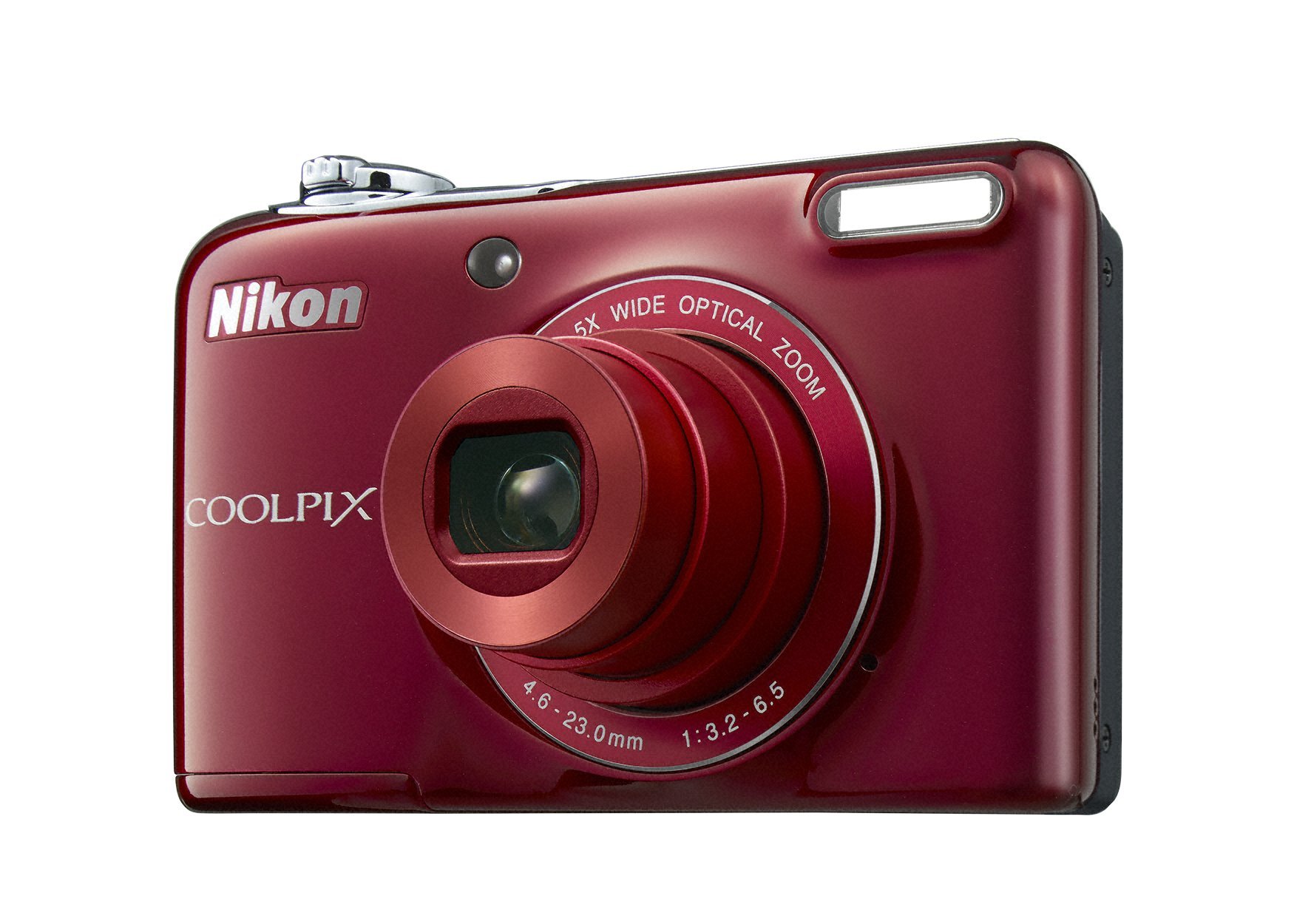 Amazon | Nikon デジタルカメラ COOLPIX L32 レッド 光学5倍ズーム