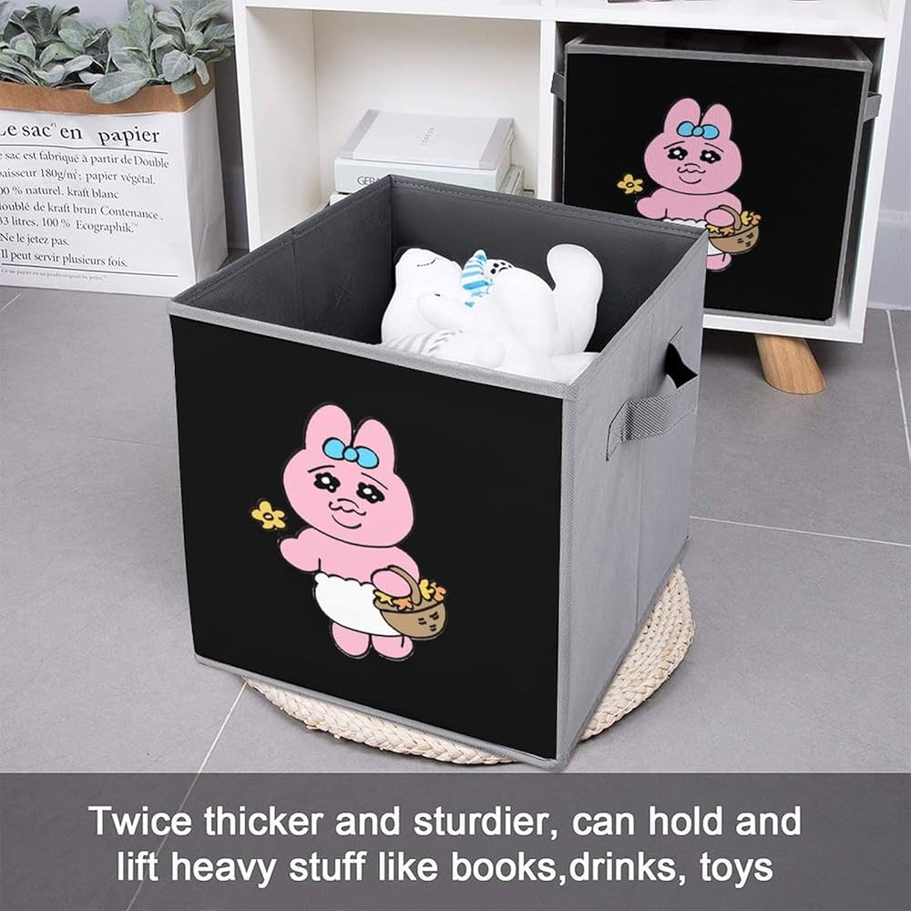 Amazon｜収納ボックス おぱんちゅうさぎ 収納バッグ 衣装ケース