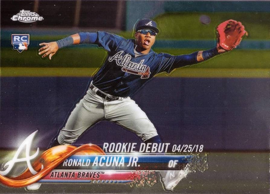 Amazon.com: 2018 Topps Update Chrome Baseball #HMT31 Ronald Acuna