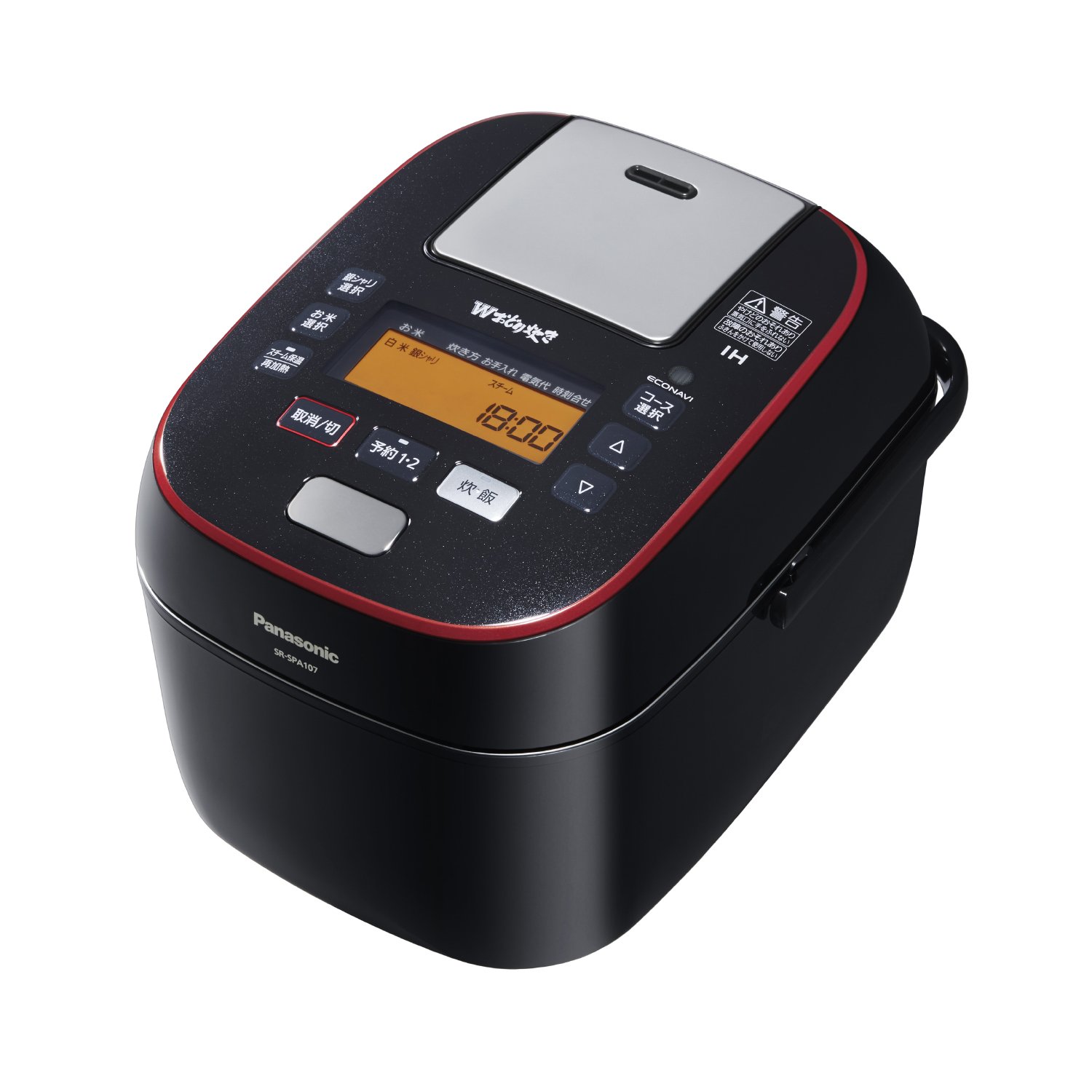 Amazon | パナソニック 炊飯器 5.5合 圧力IH式 Wおどり炊き ブラック