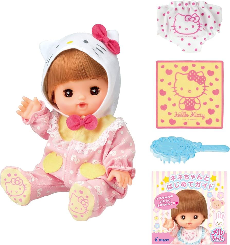 Amazon.co.jp: メルちゃん お人形セット ハローキティネネちゃん