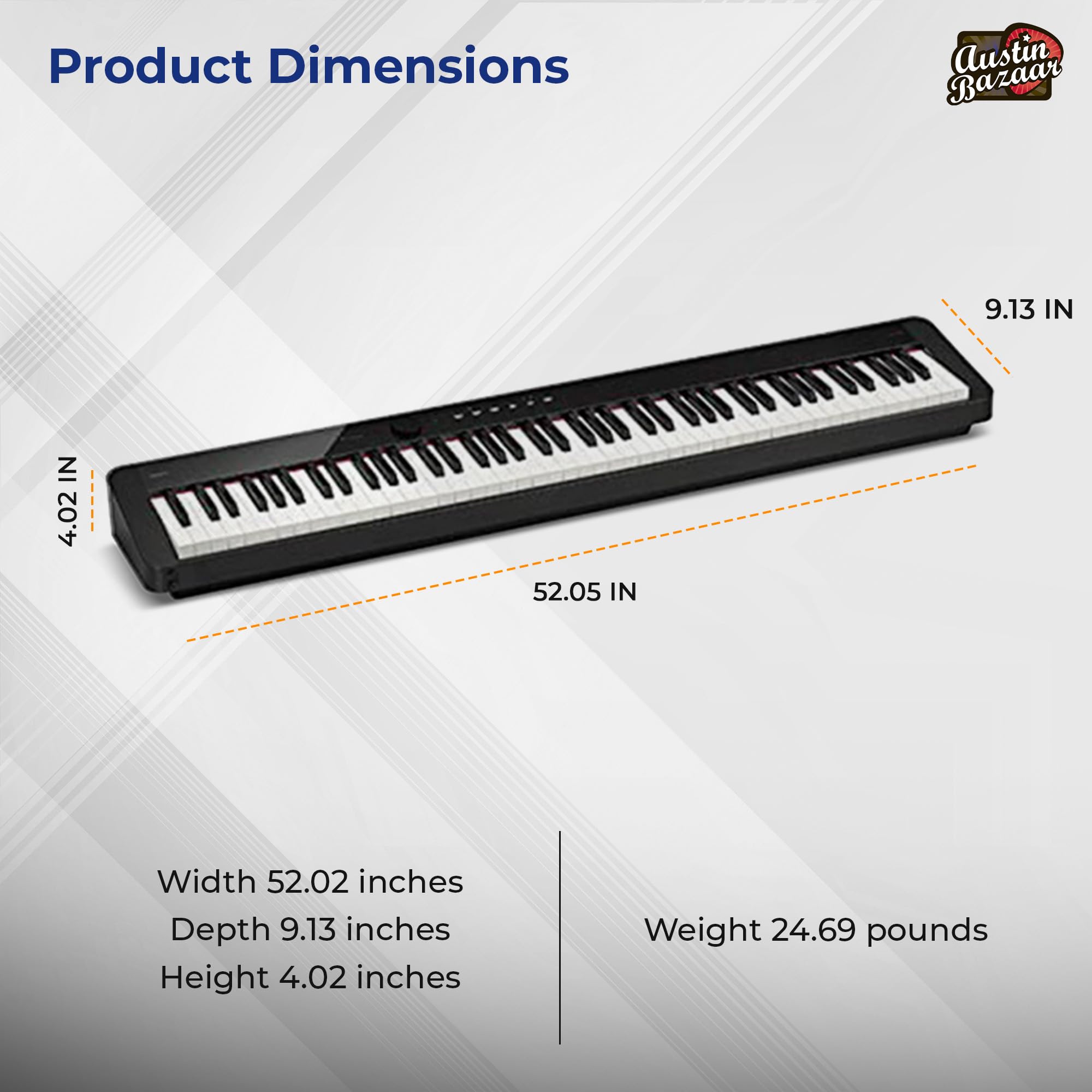 Amazon.com: Casio Privia PX-S1100 Digital Piano Bundle with CS-68