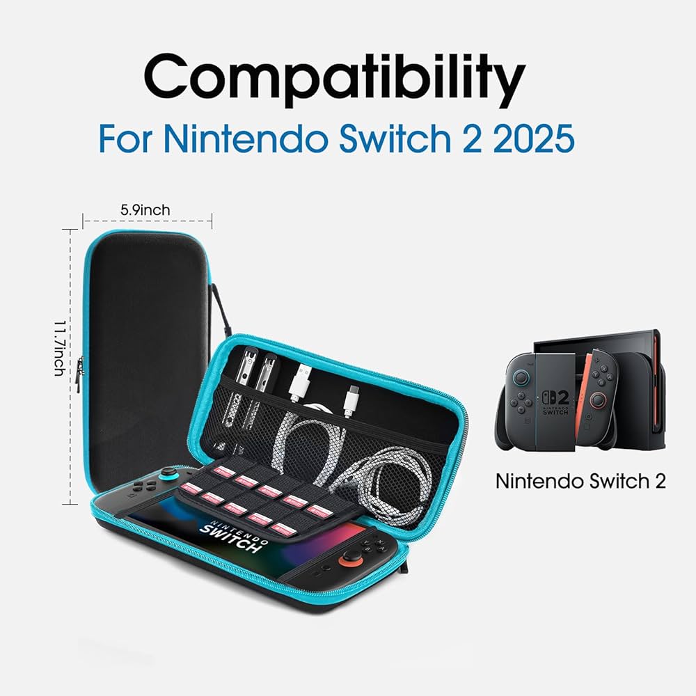 Amazon.com: amCase Carrying Case for Nintendo Switch 2 [7.9