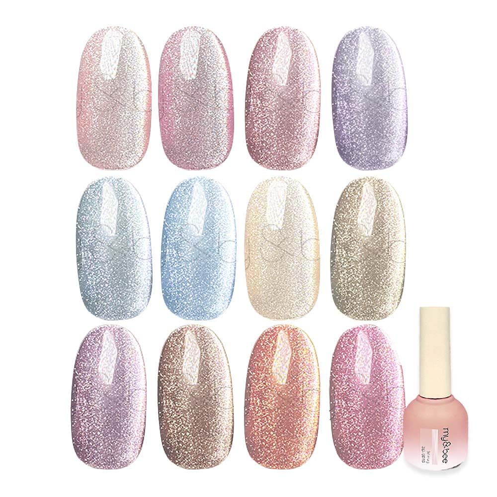 Amazon | my&bee マイビー 3dマグ 全12色 8ml ジェルネイル マグネット