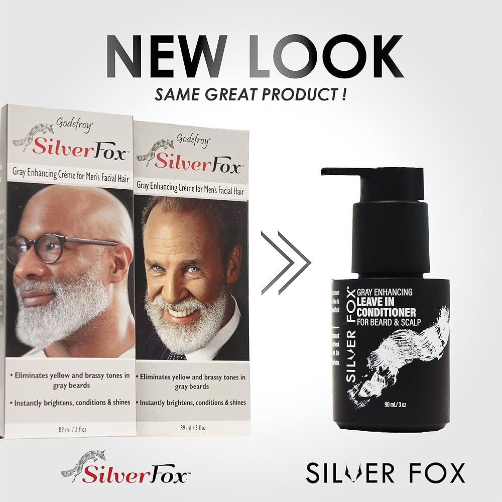 Amazon.com : Godefroy Silver Fox Gray Enhancing Beard Brightener