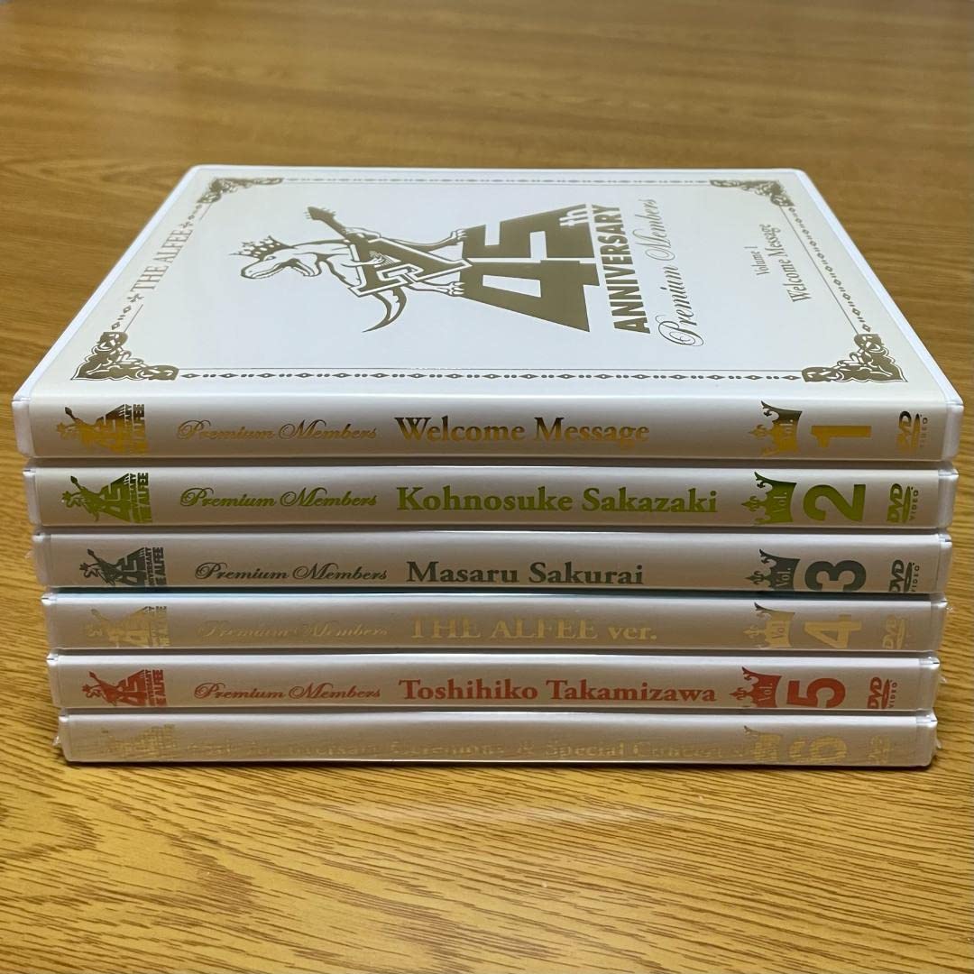 THE ALFEE 50th プレミアム会員 DVD1〜6 全巻セット THE ALFEE 50th