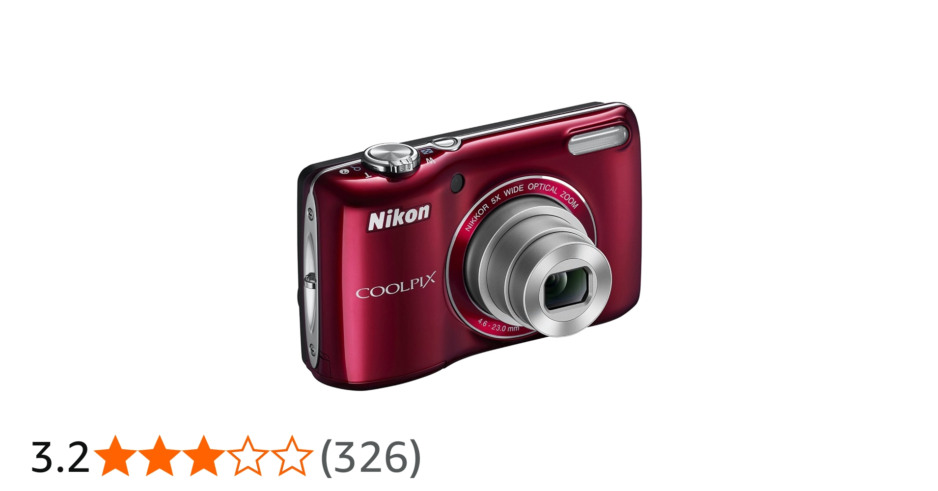 Amazon Canada: Nikon COOLPIX L26 16.1 MP Digital Camera with 5X