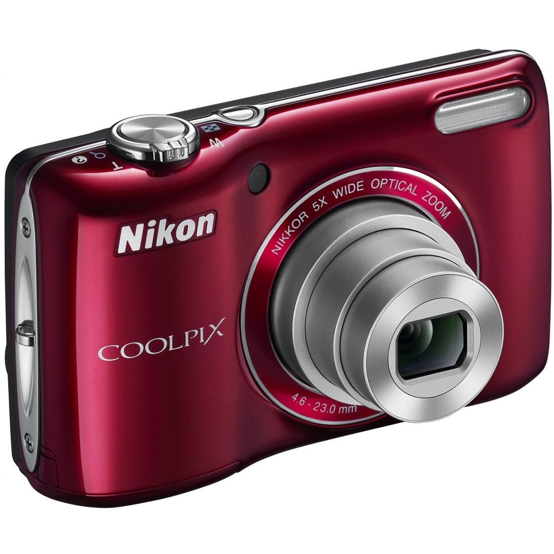 Amazon.com: Nikon COOLPIX L26 600 萬像素數位相機,附5 倍變焦NIKKOR