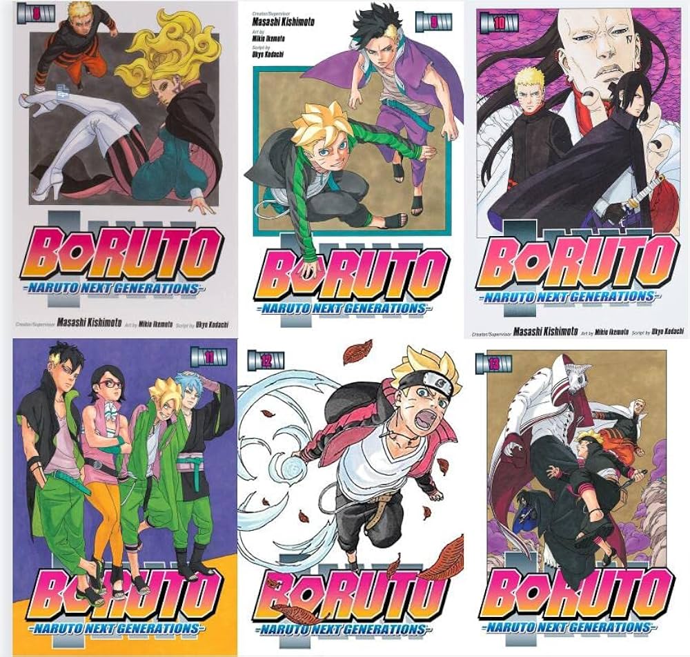 Boruto Manga Set, Vol. 8-13: Masashi Kishimoto Ukyo Kodachi