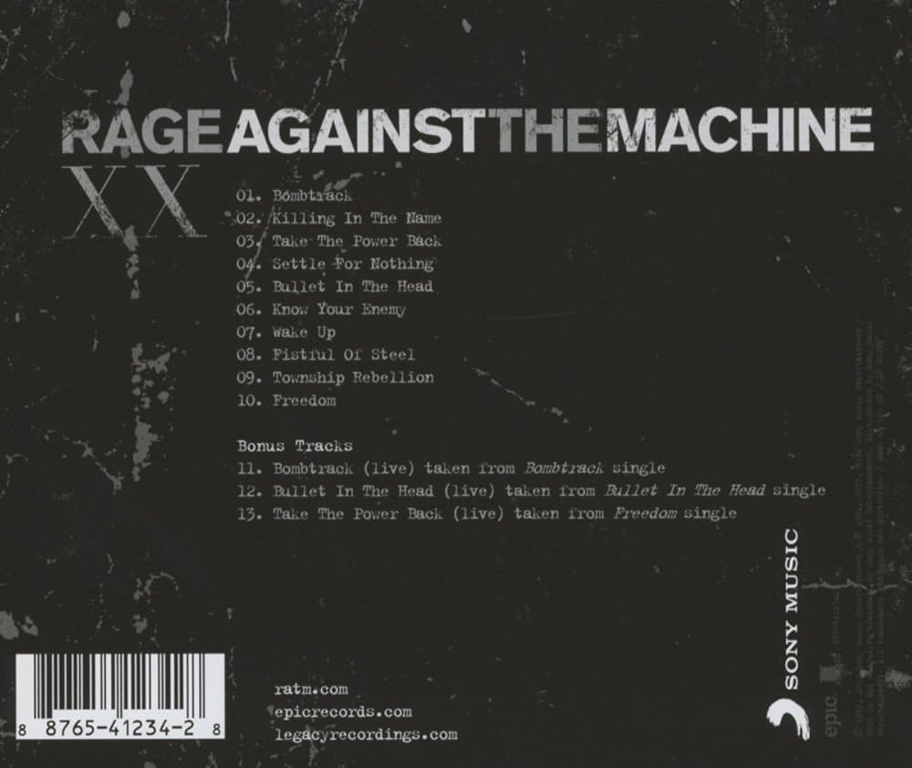 Amazon.co.jp: RAGE AGAINST THE MACHINE-: ミュージック