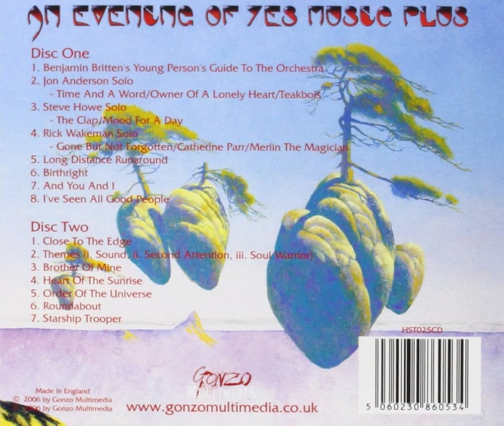 ANDERSON / BRUFORD / WAKEMAN / HOWE - An Evening of Yes Music Plus
